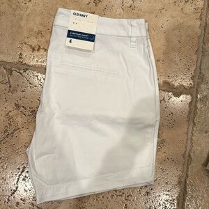 Old Navy White Chinos Crisp Cotton Blend